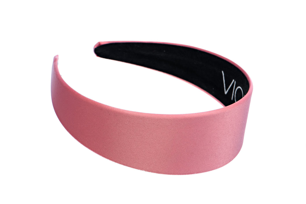 Satin Pink Headband